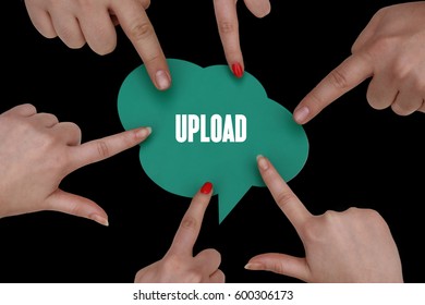 Upload, Technology Concept