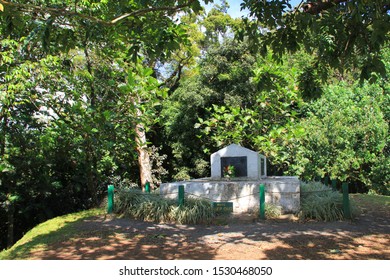 Upolu/Samoa_19 Oct 2019: Robert Louis Stevenson Museum & Grave At Mount Vaea.