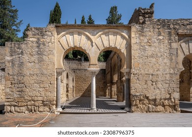 Upper Basilical Hall (or Dar al-Jund) at Medina Azahara (Madinat al-Zahra) - Cordoba, Andalusia, Spain