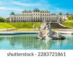 Upper Belvedere palace and gardens, Vienna, Austria