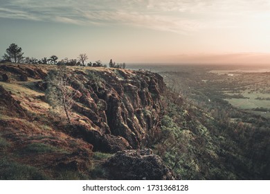 Upper Bidwell Park At Sunset.