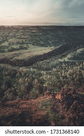 Upper Bidwell Park At Sunset.