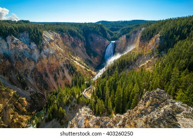 Upper Falls.  Grand Canyon of the Yellowstone, Wyoming, USA