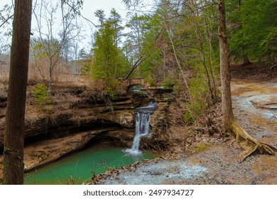 Upper Falls, Old Man's Cave, Hocking Hills State Park, Ohio