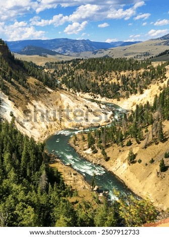 Similar – Foto Bild Yellowstone River Fluss