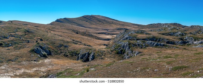 Upper plateau of the mountain Chater-Dag, Crimea