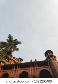 Upper Side Of British Built Old Red Building From 20th Century Curzon Hall