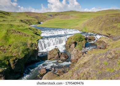 Upper Skogafoss South Coast Iceland