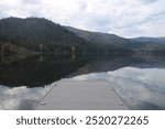 Upper Twin Lakes Reflects Blue Skys