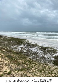 Upper View Of Gulf Of Mexico Water As Tropical Storm Cristobal Approaches