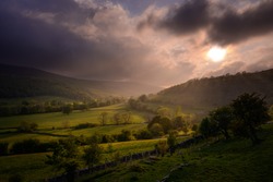 Upper Wharfedale Landscape In The Yorkshire Dales National Park