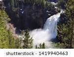 Upper Yellowstone Falls in Yellowstone National Park