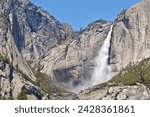 Upper yosemite falls, yosemite valley, yosemite national park, unesco world heritage site, sierra nevada, california, united states of america, north america