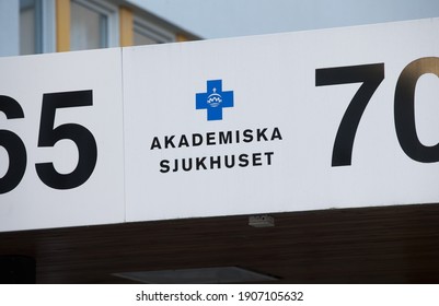 UPPSALA, SWEDEN- 7 AUGUST 2017: 
Akademiska Sjukhuset, Uppsala. City Of Uppsala, Sweden.
Uppsala University Hospital.
Photo Jeppe Gustafsson 
