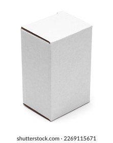 Upright Rectangle Box Cut Out on White. - Shutterstock ID 2269115671