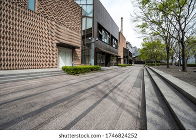 Upscale Shops On Pedestrian Street