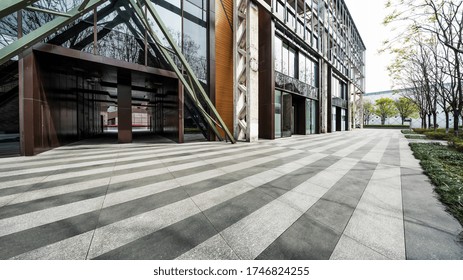 Upscale Shops On Pedestrian Street