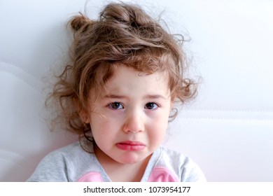 Upset Baby Girl Stock Photo Image Of Difficulties Bricked 28059260