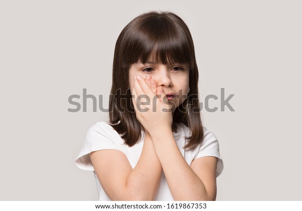 Upset Charming Six Years Old Girl Stock Photo 1619867353 | Shutterstock