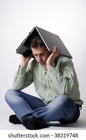 upset man