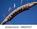 Upside down at the Ohio State Fair in Columbus, Ohio