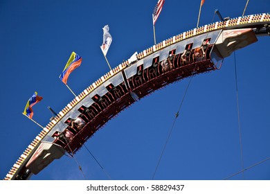 Upside Down At The Ohio State Fair In Columbus, Ohio