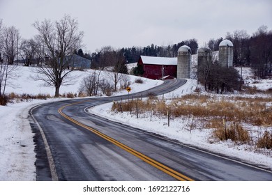 Upstate New York Farm In The Winter