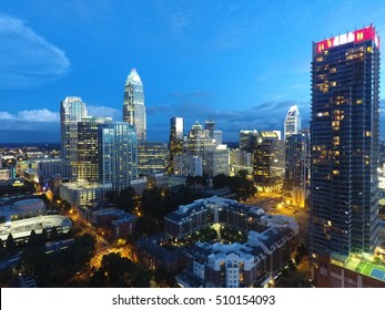 Uptown Charlotte Aerial Photos