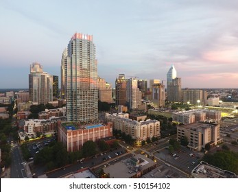 Uptown Charlotte Aerial Photos