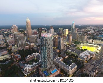 Uptown Charlotte Aerial Photos