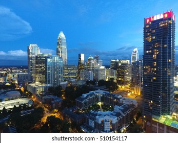 Uptown Charlotte Aerial Photos