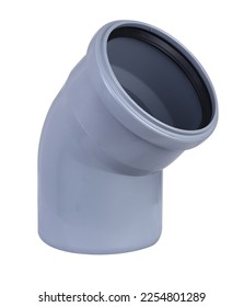 UPVC CPVC Fittings for polypropylene pipes. Elements for pipelines. plastic piping elements. They are designed for connecting pipes. ,White background - Shutterstock ID 2254801289