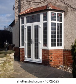 UPVC French Doors Fitted In Bay