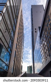 Upward Perspective View Of Skyscrapers