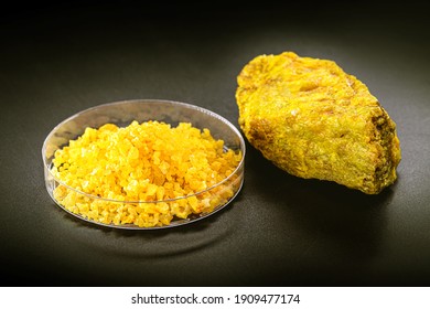 Uranyl Nitrate Or Uranium Is A Yellow Water-soluble Uranium Salt Used In Photography And Fertilizers; In Chemistry Uranium Is Used As A Catalyst In Many Chemical Reactions