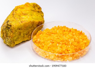 Uranyl Nitrate Or Uranium Is A Yellow Water-soluble Uranium Salt Used In Photography And Fertilizers; In Chemistry Uranium Is Used As A Catalyst In Many Chemical Reactions