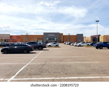 Urban Air Adventure Park, Frmr Dick's Sporting Goods - Wide Of Bldg, Cars Parked In Parking Lot (Aurora, Colorado, USA) - 04\24\2021