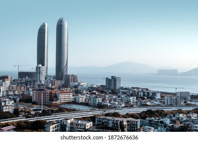 Urban Architecture Landscape In Siming District, Xiamen, China