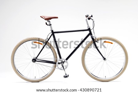 Urban Bike Isolated on white background. Bicycle