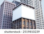 Urban Building Billboard Mockup for showcasing your design to clients