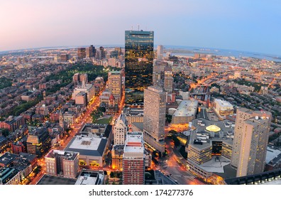 Urban City Aerial View Boston Aerial Stock Photo 174277376 | Shutterstock