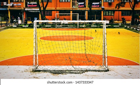 An urban football court in Kuala Lumpur. - Powered by Shutterstock