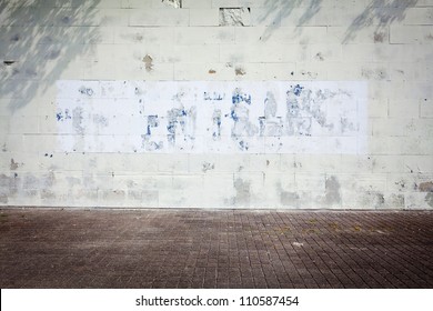 Urban Grungy Street Wall, May Be Used As Background Or Texture