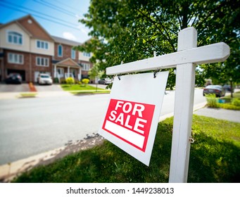 Urban House For Sale Sign