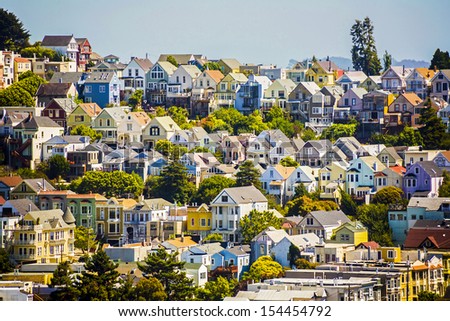 urban houses in San Francisco