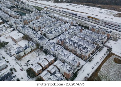 Urban Houston In Winter 2021 Freeze