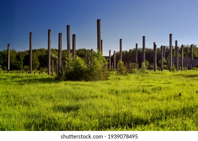 An Urban Landscape Of Abandoned Building Site