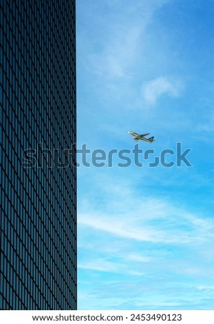 Image, Stock Photo a bird comes flying Bird