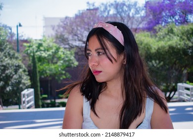 
An Urban Latin Girl Posing In Polanco Mexico City