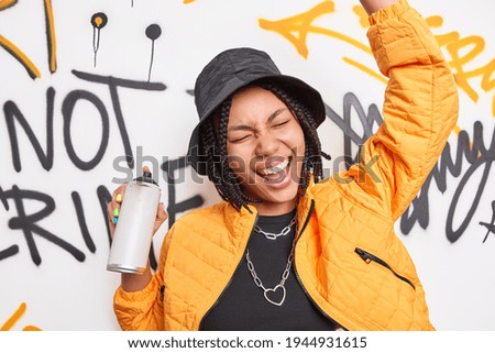 Similar – Image, Stock Photo graffiti Lifestyle Design